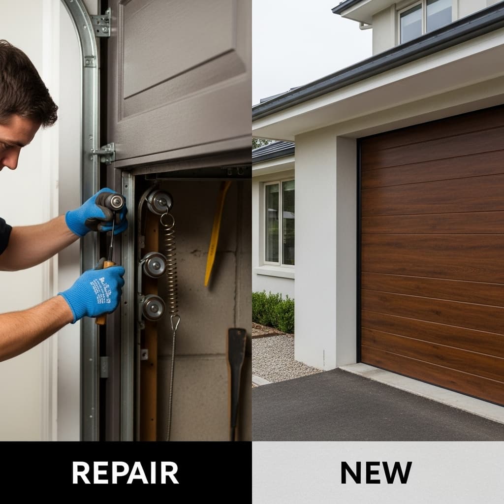 Is it cheaper to repair or replace garage doors
